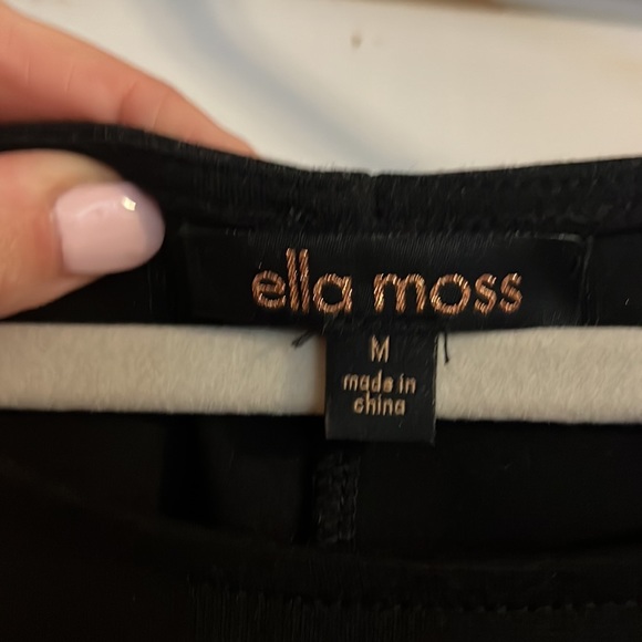 Ella Moss Ponte Sequin Hem Shift Dress size Medium - Picture 5 of 6